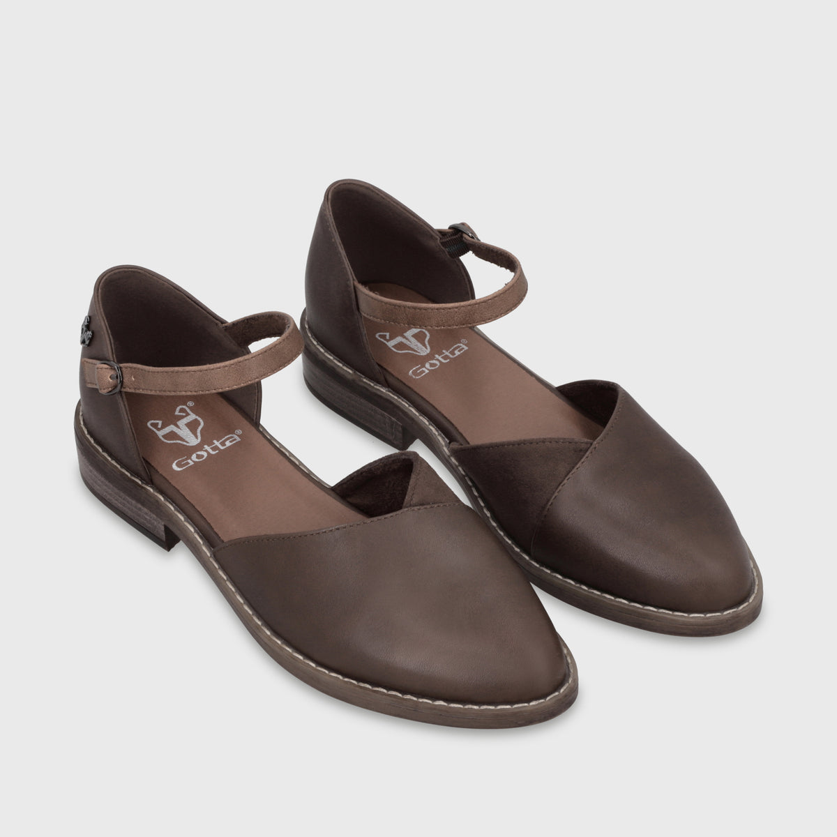Zapato Taco Café Mujer 1757802