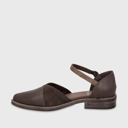 Zapato Taco Café Mujer 1757802