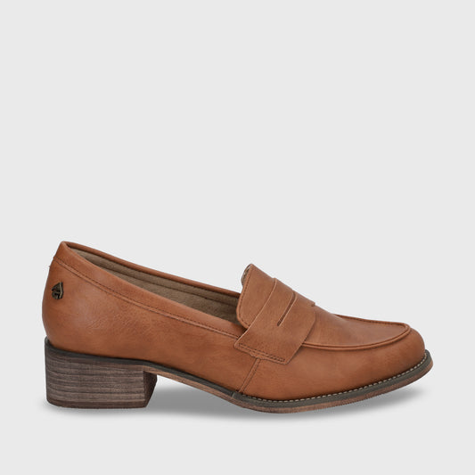 Zapato Plano Camel Mujer 23552