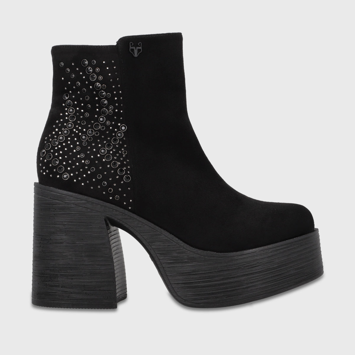 Botin Plataforma Negro Mujer 2563701
