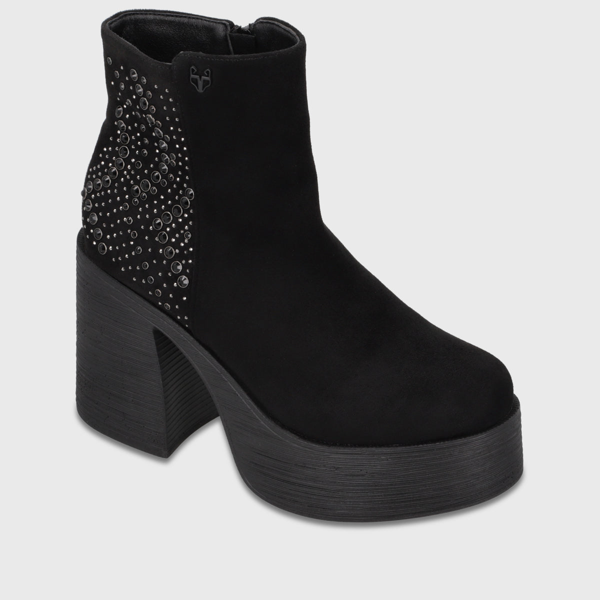 Botin Plataforma Negro Mujer 2563701