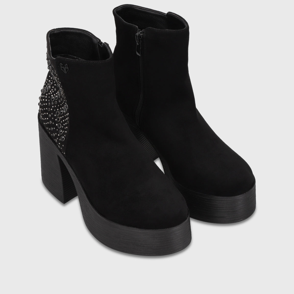 Botin Plataforma Negro Mujer 2563701