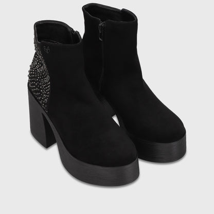 Botin Plataforma Negro Mujer 2563701