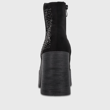 Botin Plataforma Negro Mujer 2563701