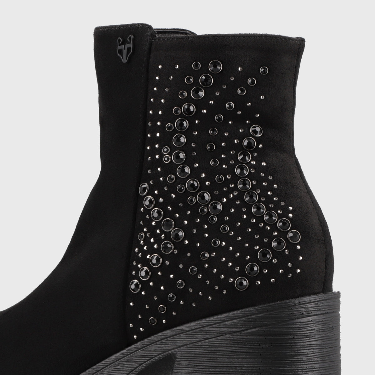 Botin Plataforma Negro Mujer 2563701