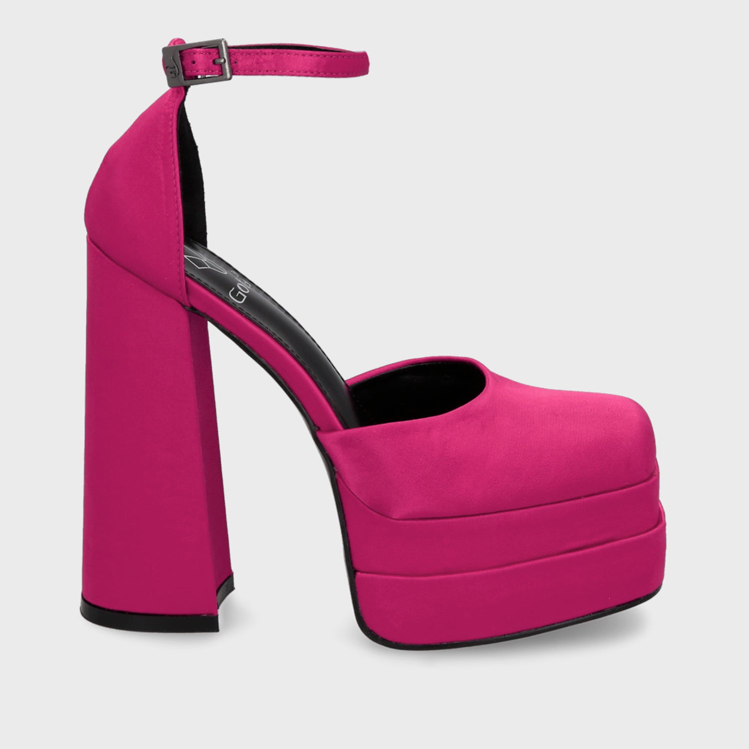 Sandalia Plataforma Fucsia Mujer 25910