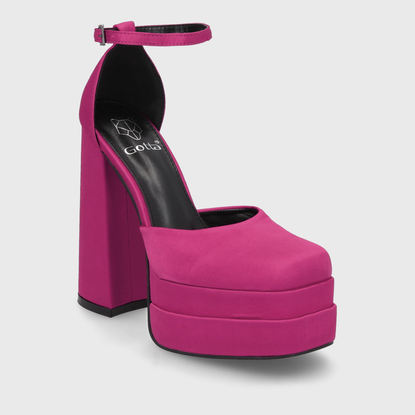 Sandalia Plataforma Fucsia Mujer 25910