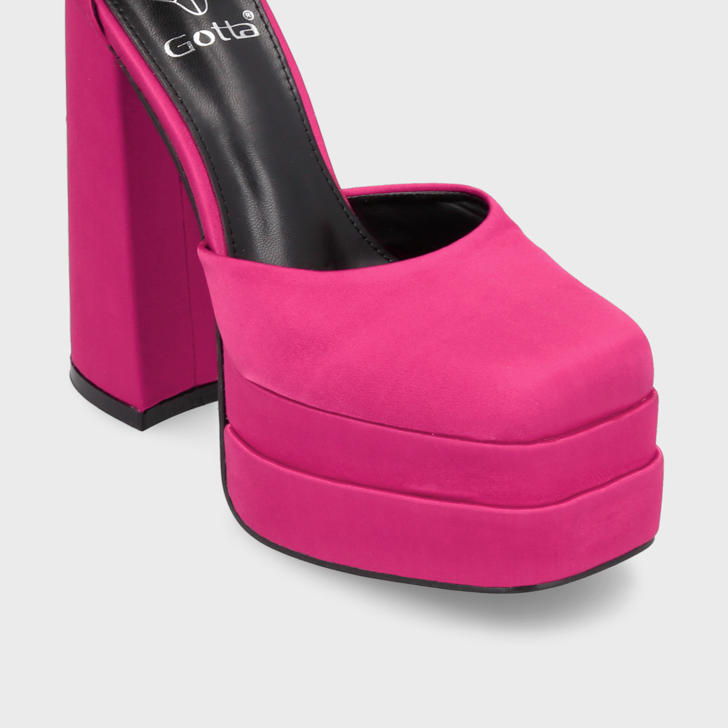 Sandalia Plataforma Fucsia Mujer 25910