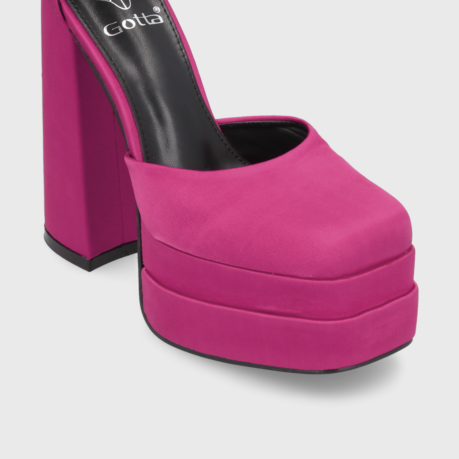 Sandalia Plataforma Fucsia Mujer 25910