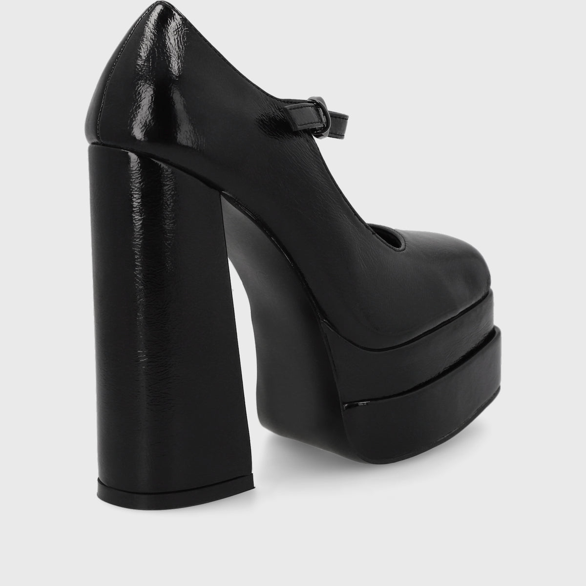 Zapato Plataforma Negro  Mujer 25913