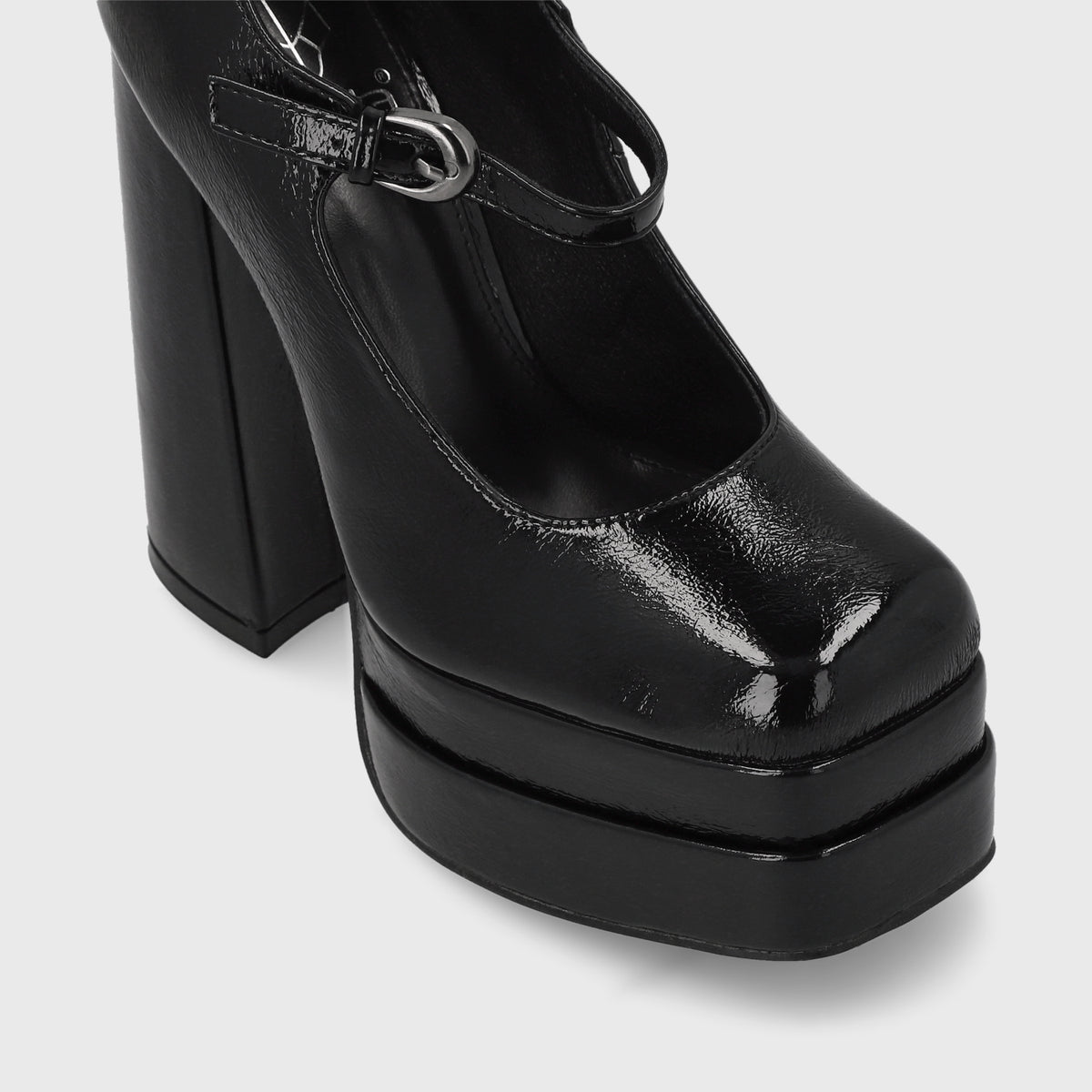 Zapato Plataforma Negro  Mujer 25913