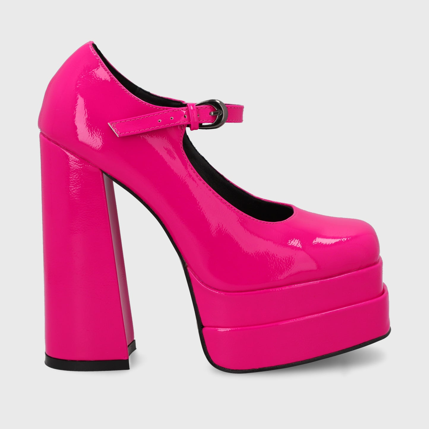 Zapato Plataforma Fucsia  Mujer 25913