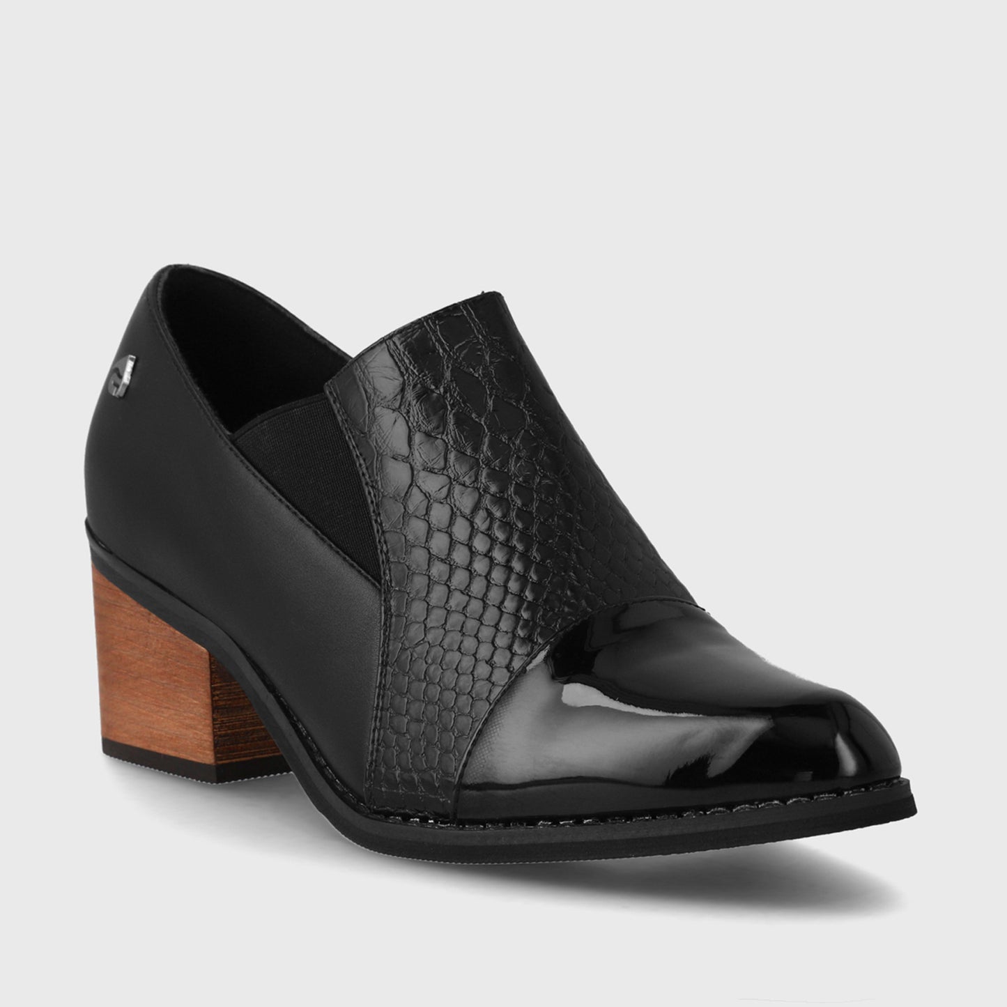 Zapato Taco Negro Mujer 33731