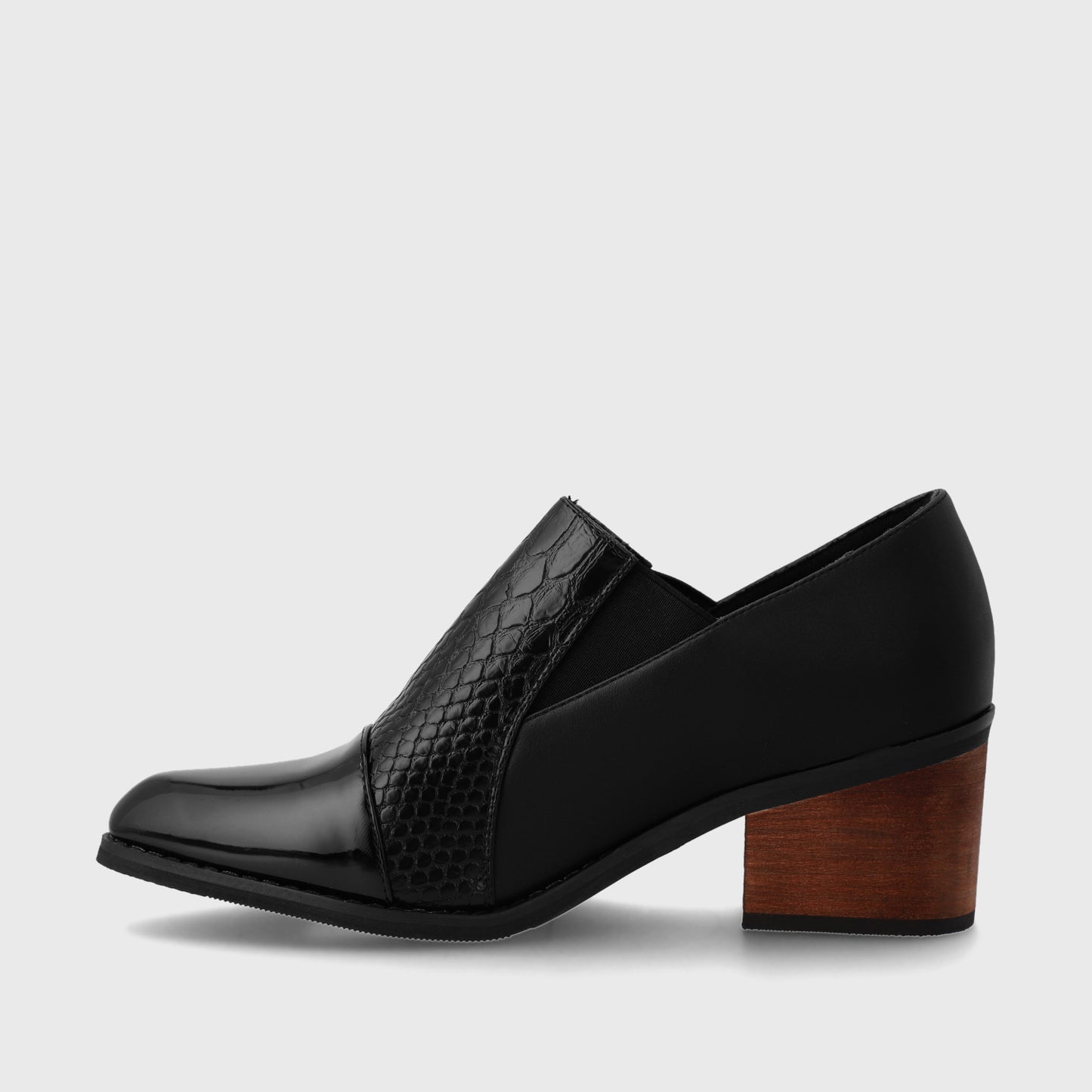 Zapato Taco Negro Mujer 33731