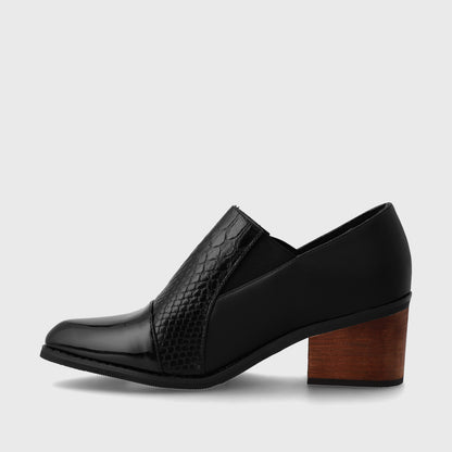 Zapato Taco Negro Mujer 33731