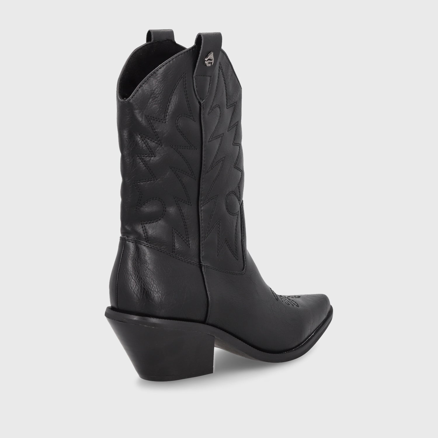 Bota Texana Negra Mujer 33751