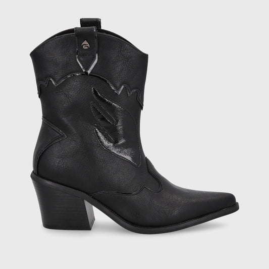 Bota Texana Negra Mujer 33760