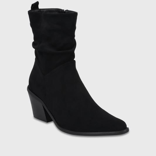 Botin Taco Negro Mujer 3376A01