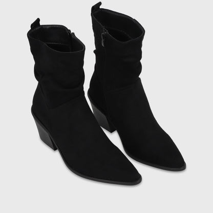 Botin Taco Negro Mujer 3376A01