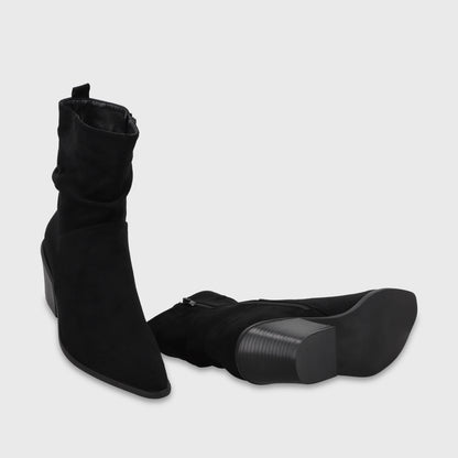 Botin Taco Negro Mujer 3376A01