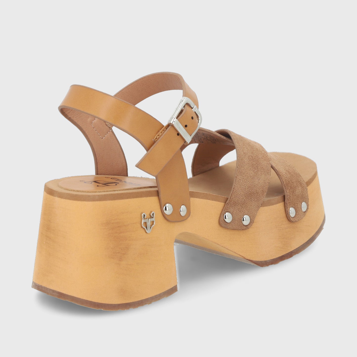 Sandalia Camel Mujer 35263