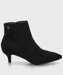 Botin Taco Negro Mujer 35606