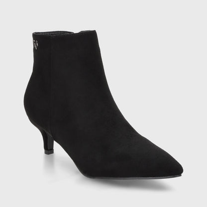 Botin Taco Negro Mujer 35606