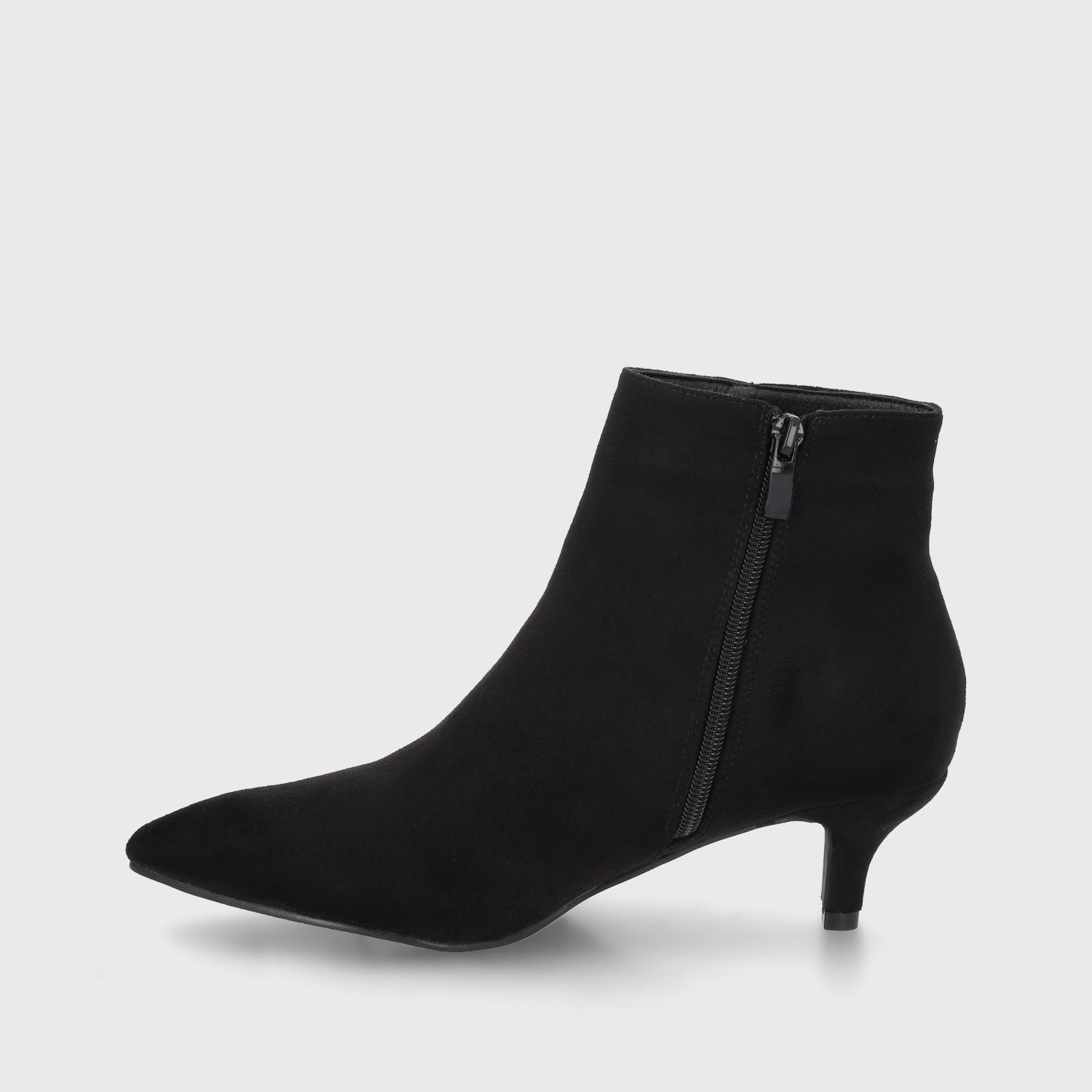 Botin Taco Negro Mujer 35606