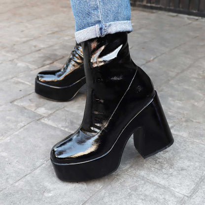 Botín Negro Mujer 35702