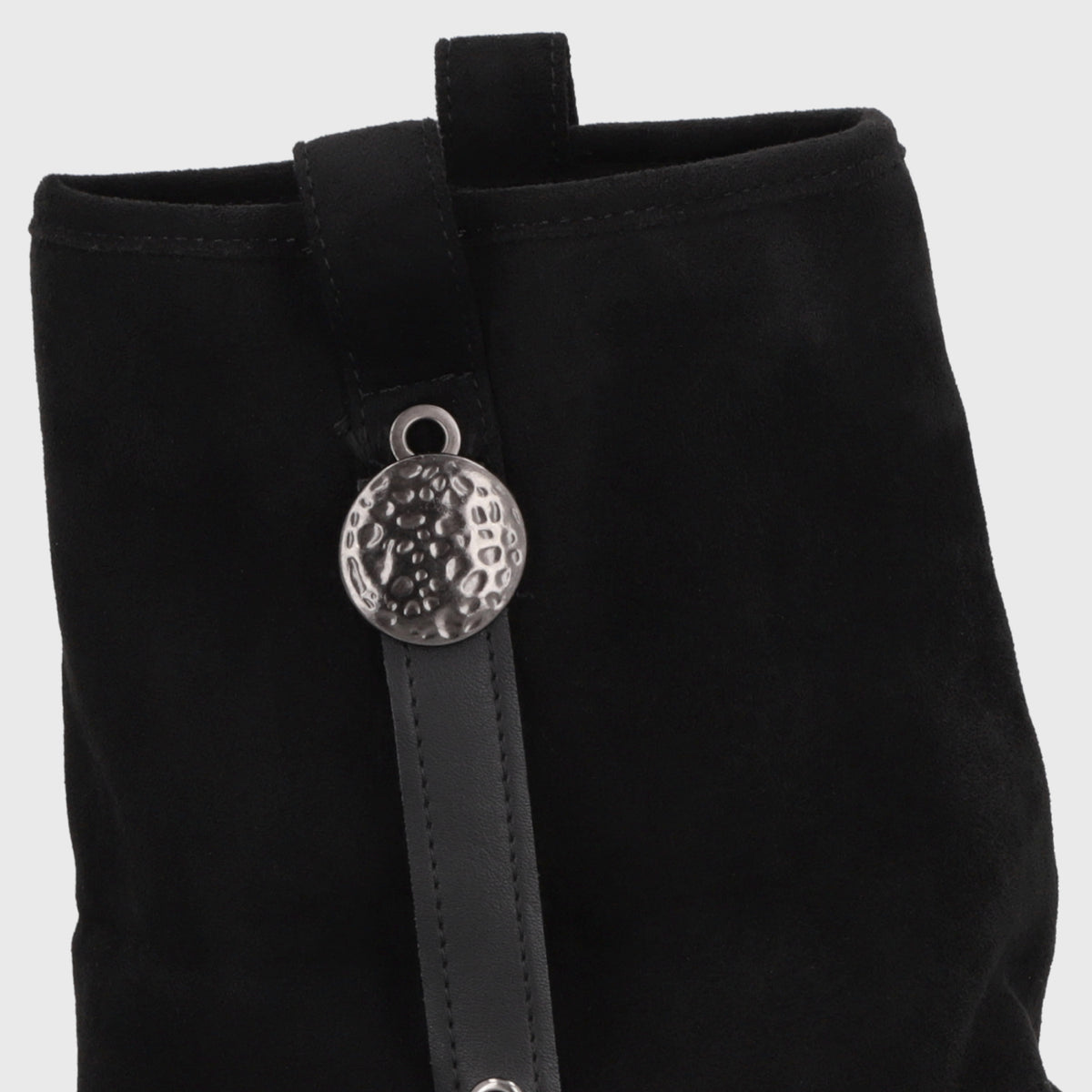 Bota Plataforma Negra Mujer 3580701