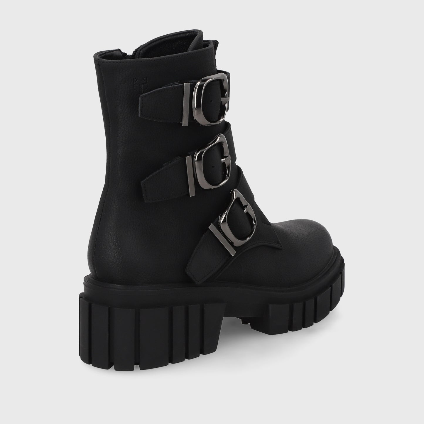 Botin Plataforma Negro Mujer 35934