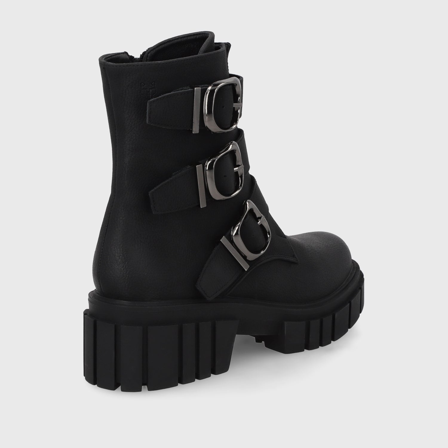 Botin Plataforma Negro Mujer 35934