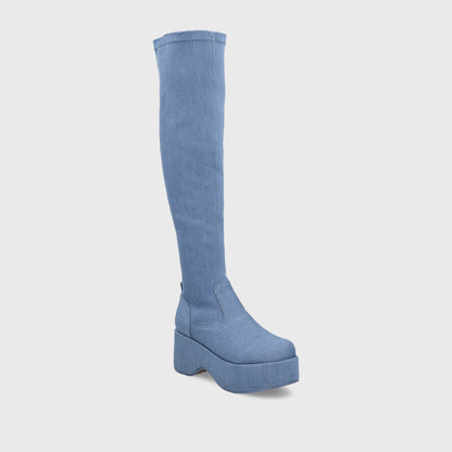 Bota Denim Mujer 35962