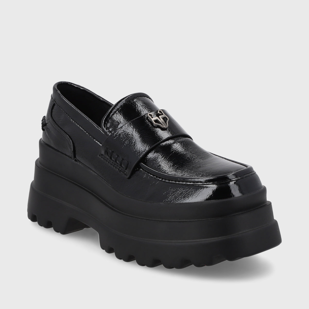 Zapato Plataforma Negro Mujer 36035