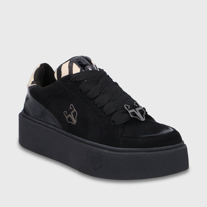 Zapatilla  Negra Mujer 43046