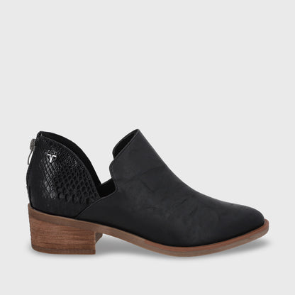 Zapato Taco Negro Mujer 43108