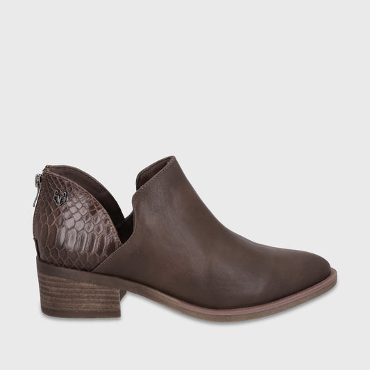 Zapato Taco Café Mujer 4310802