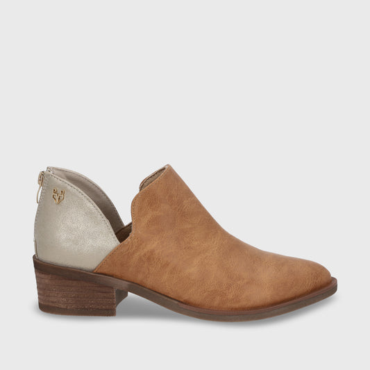 Zapato Taco Camel Mujer 43108