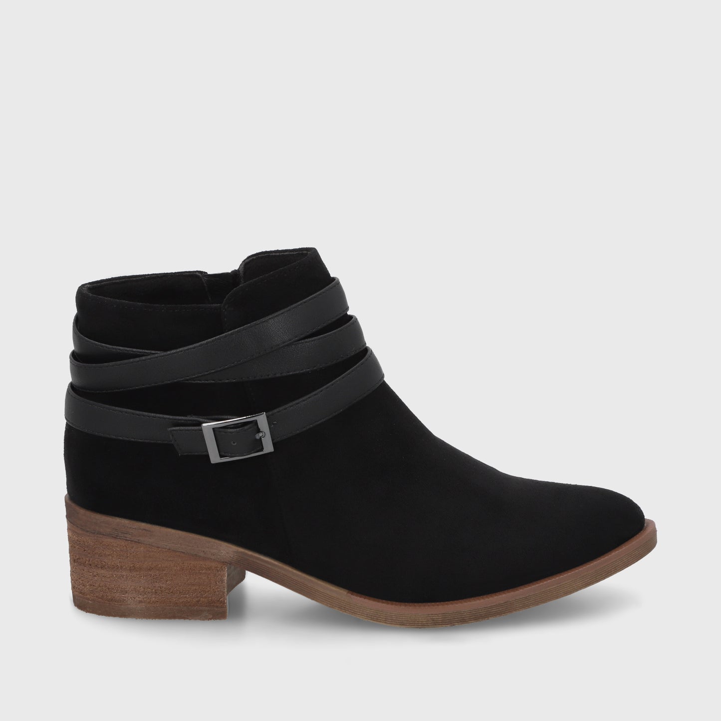 Botin Taco Negro Mujer 43109