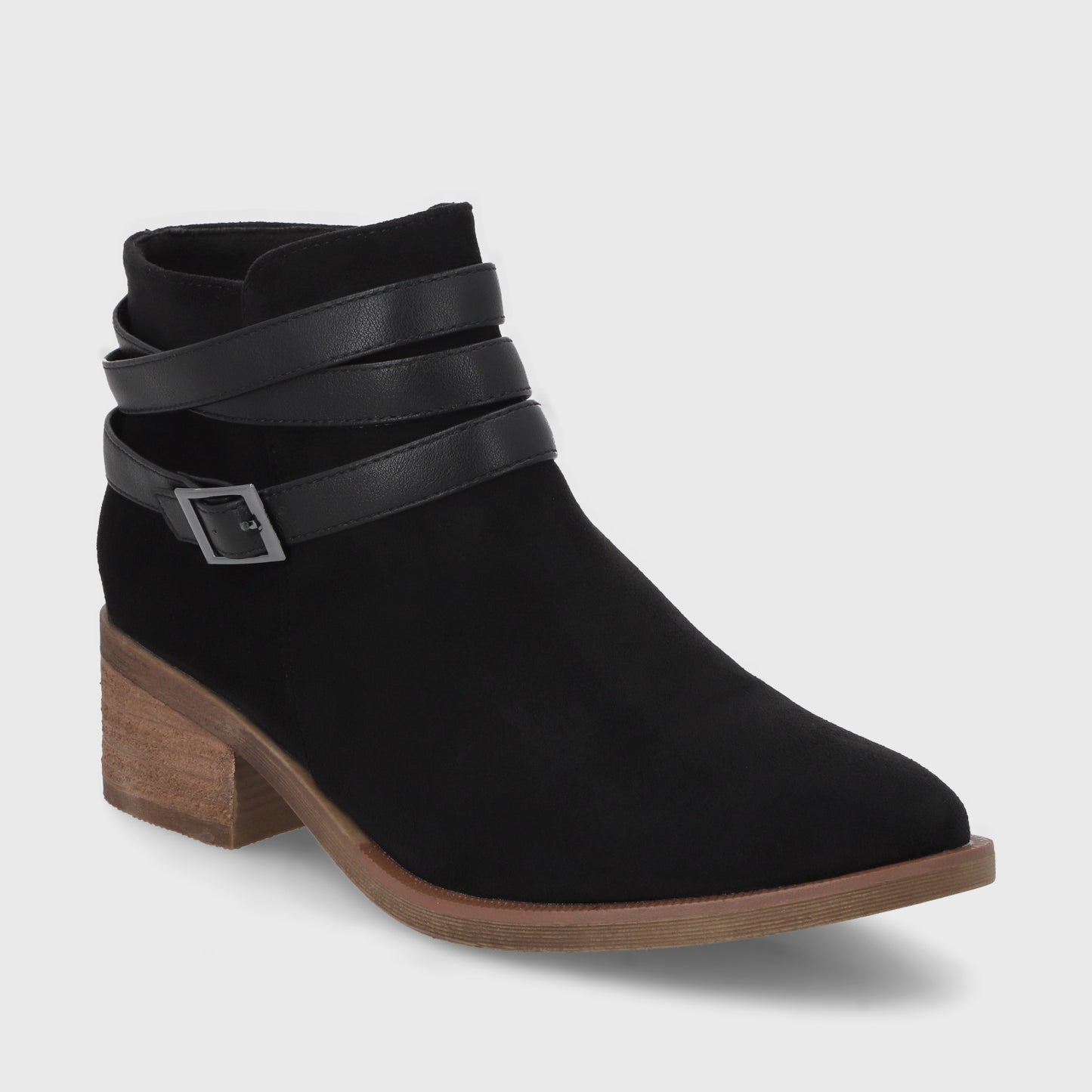 Botin Taco Negro Mujer 43109