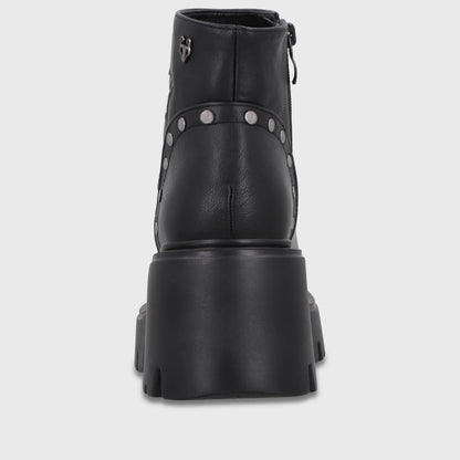 Botin Taco Negro Mujer 4575245