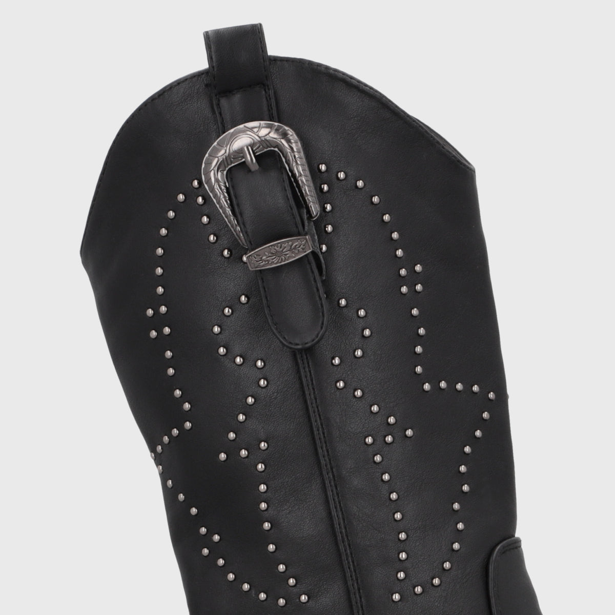 Bota Plataforma Negra Mujer 4580701