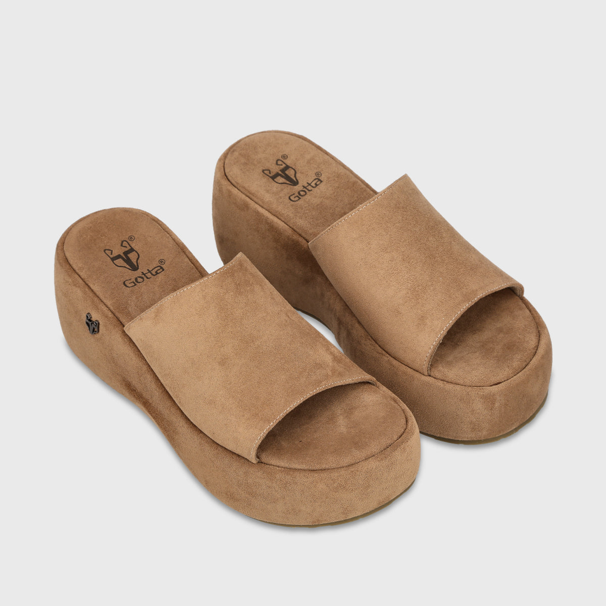 Sandalia Plataforma Camel Mujer Eva
