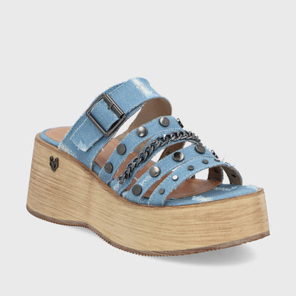 Sandalia Denim Mujer 45841