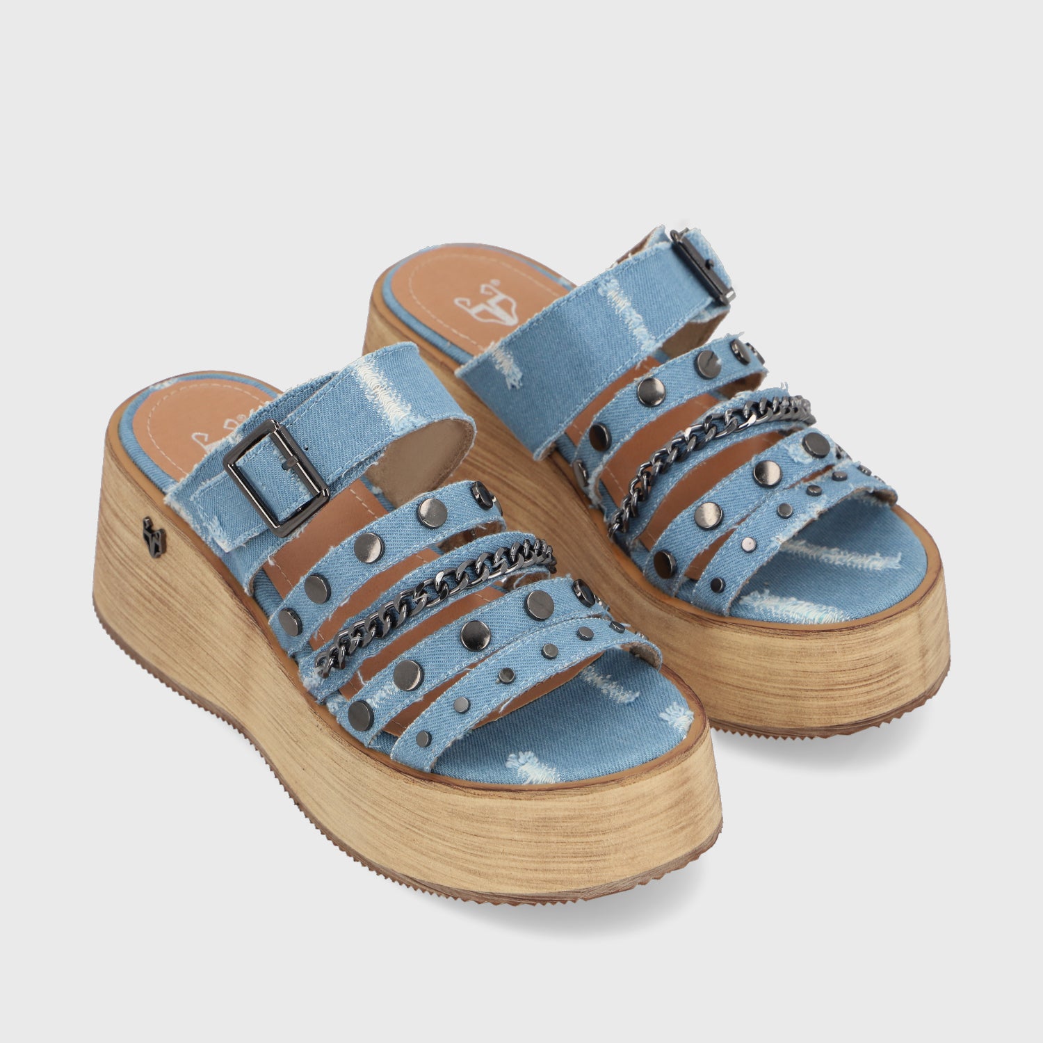 Sandalia Denim Mujer 45841