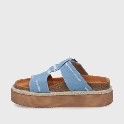 Sandalia Denim Mujer 45861