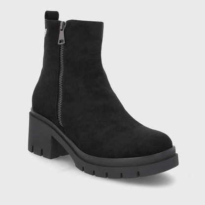 Botin Plataforma Negro Mujer 46203