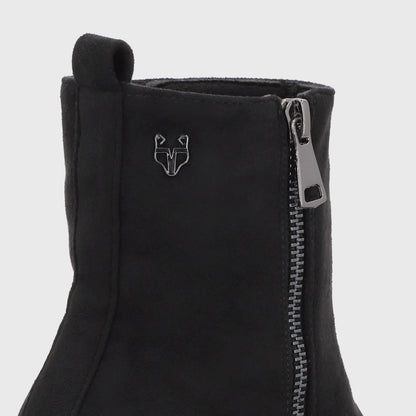 Botin Plataforma Negro Mujer 46203