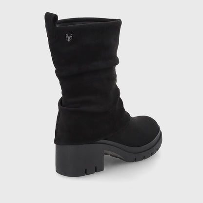 Botin Plataforma Negro Mujer 46205