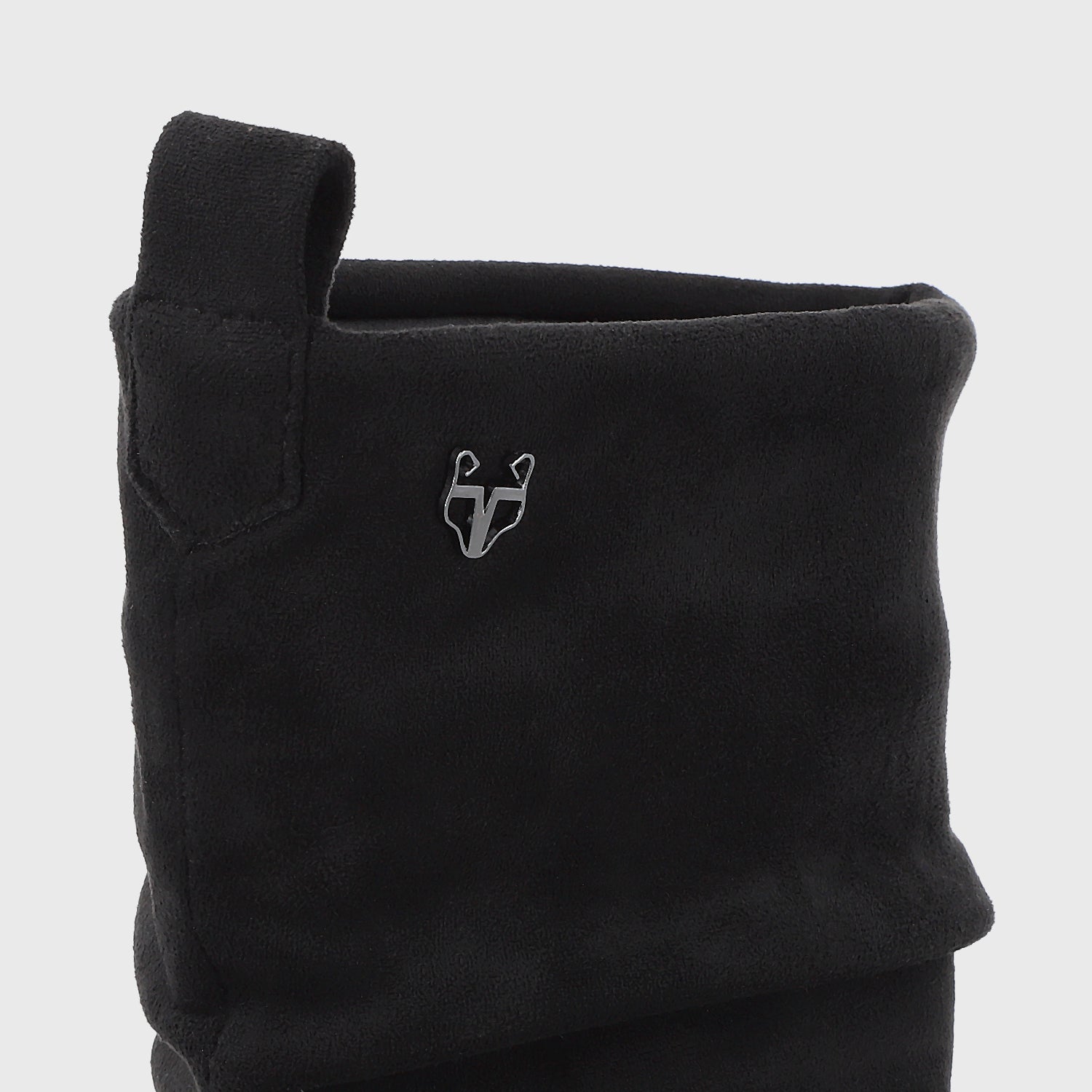 Botin Plataforma Negro Mujer 46205